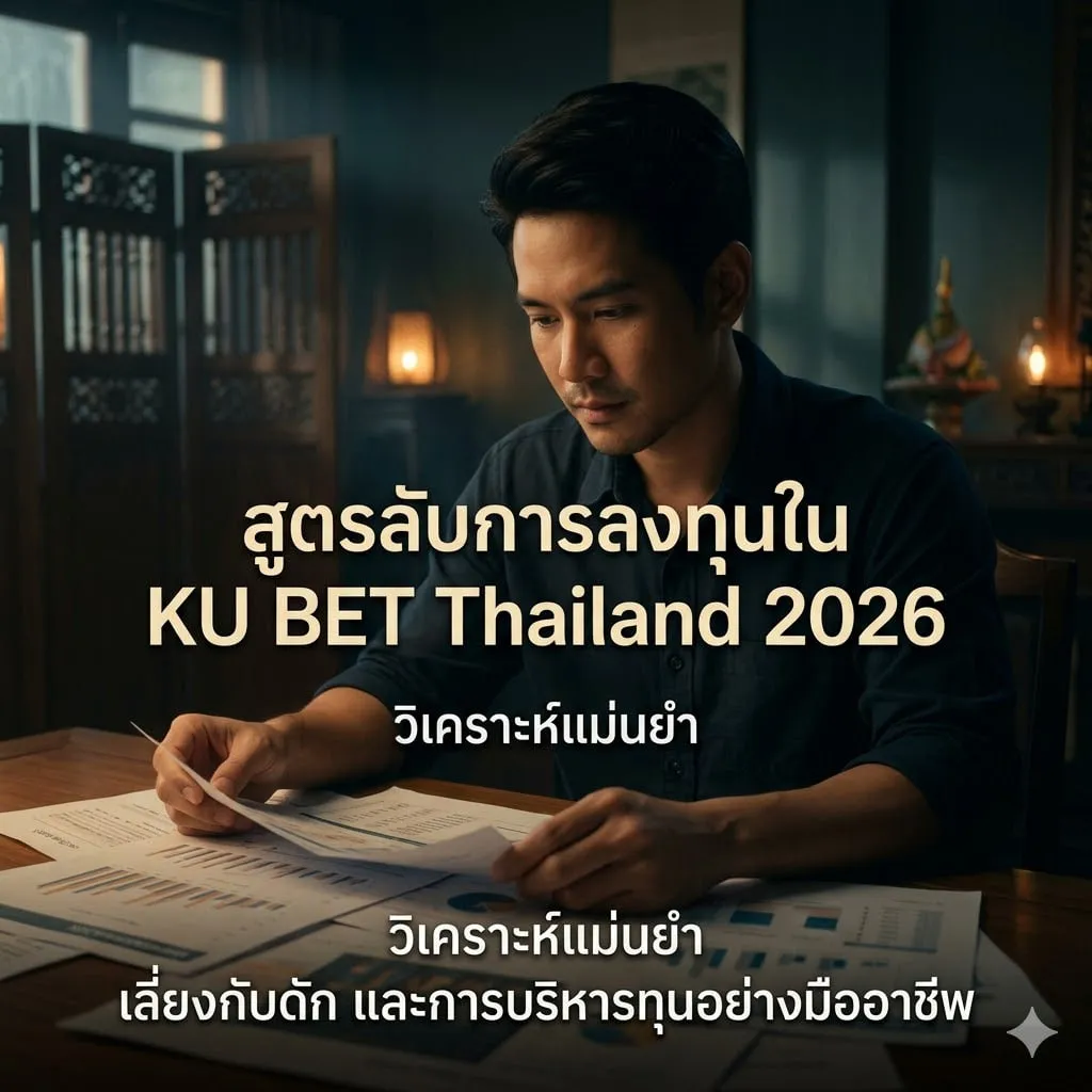 สูตรลับการลงทุนใน KU BET Thailand 2026: วิเคราะห์แม่นยำ เลี่ยงกับดัก และการบริหารทุนอย่างมืออาชีพ